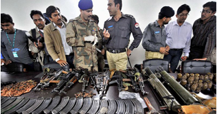 Cache of ammo seized from Mingora